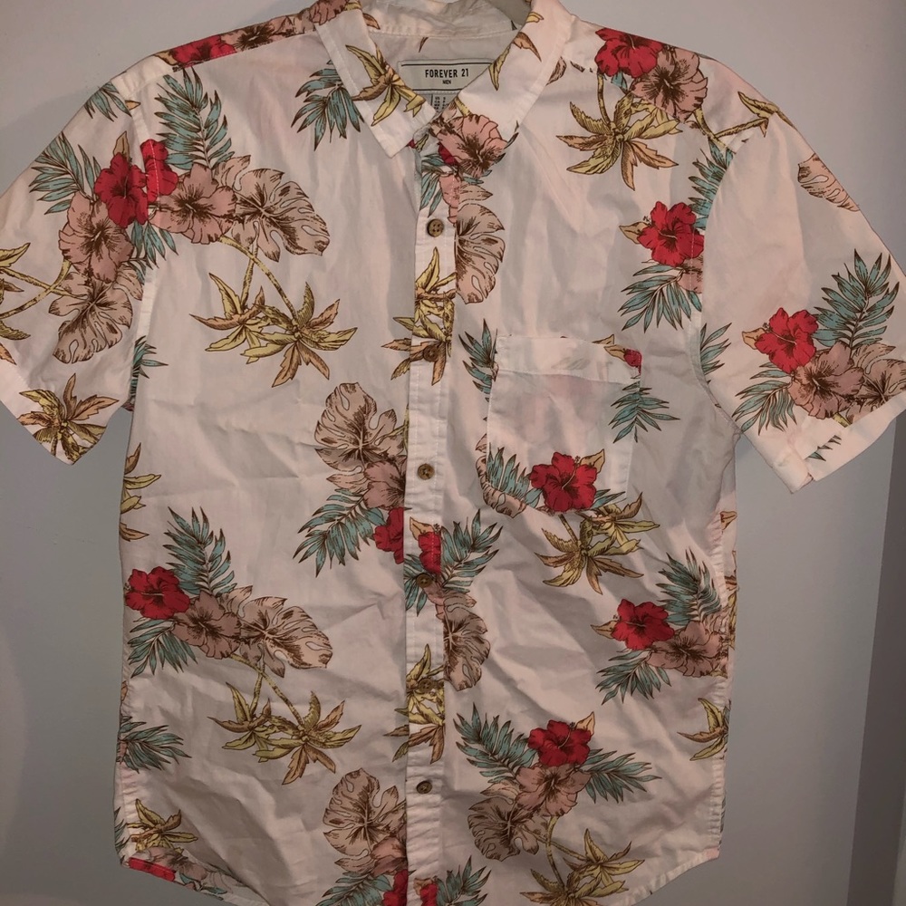 Floral Button Up